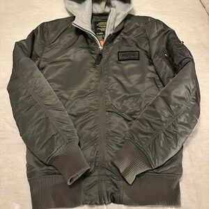 Men's Olive Green Bomber Jacket